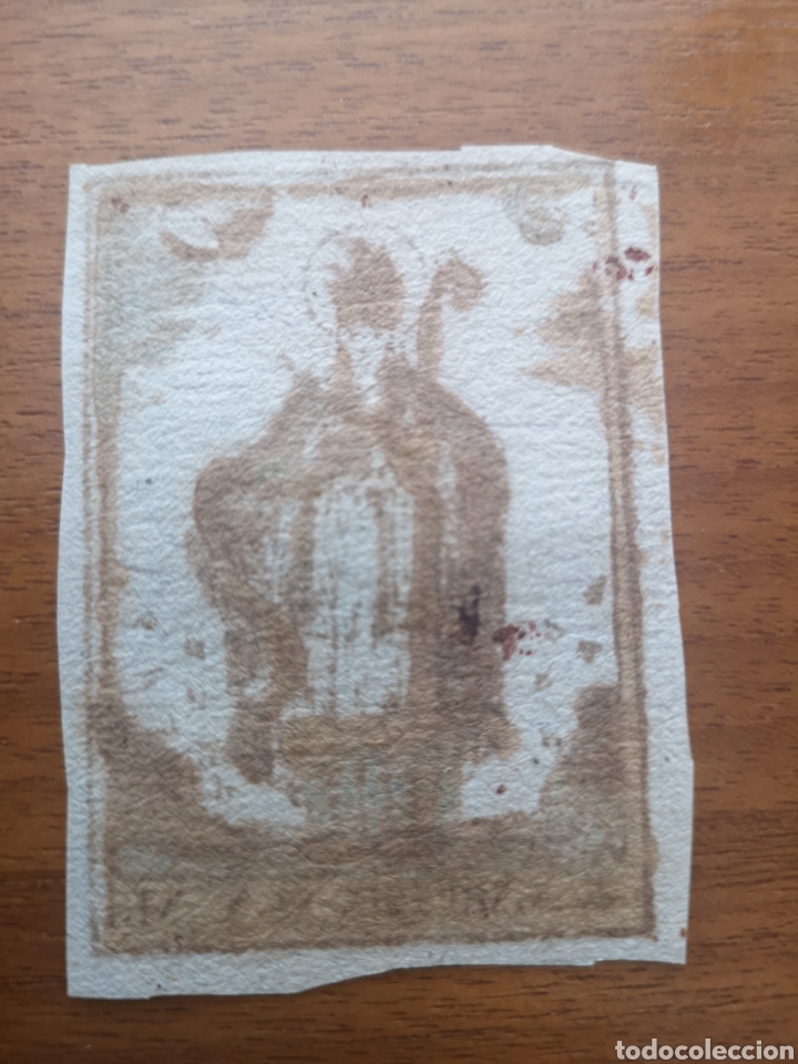 Antig&uuml;edades: Estampita de San Narciso O. Y. M. - Foto 2