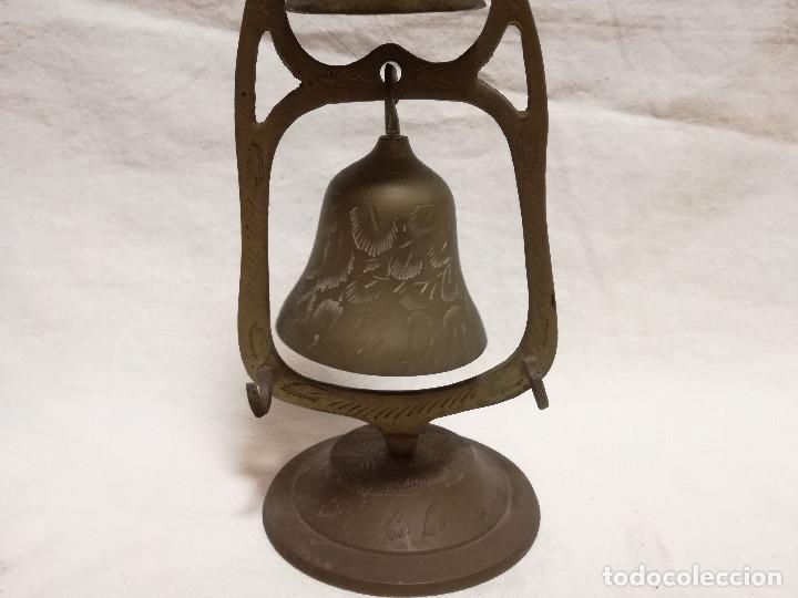 Antig&uuml;edades: CONJUNTO DE CAMPANAS DECORATIVAS DE BRONCE / LATON - Foto 7