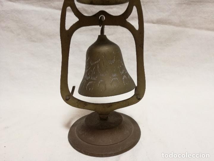 Antig&uuml;edades: CONJUNTO DE CAMPANAS DECORATIVAS DE BRONCE / LATON - Foto 13