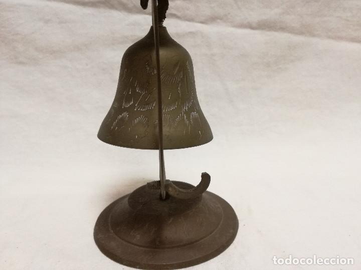 Antig&uuml;edades: CONJUNTO DE CAMPANAS DECORATIVAS DE BRONCE / LATON - Foto 16
