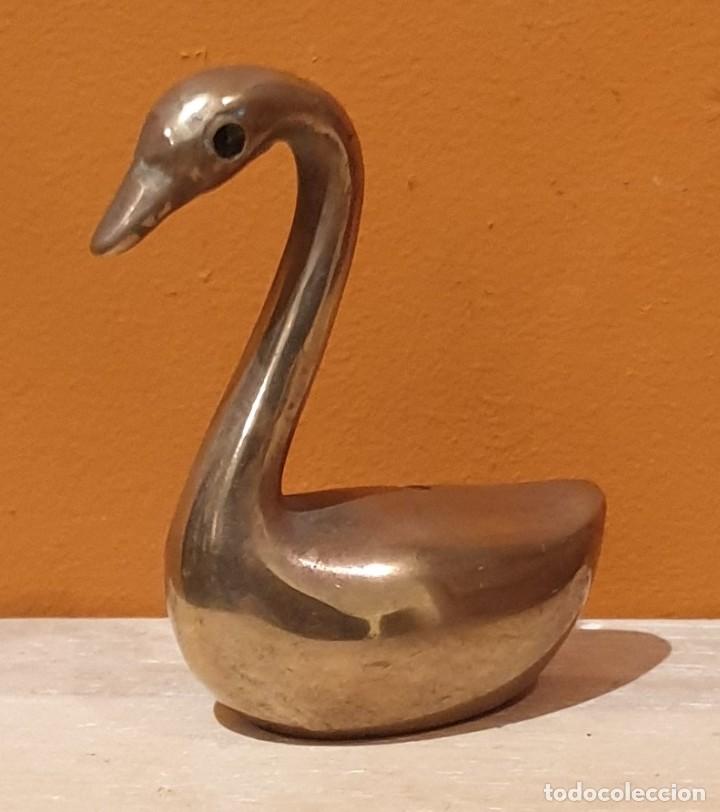 Antig&uuml;edades: Cisne de bronce antiguo. - Foto 1