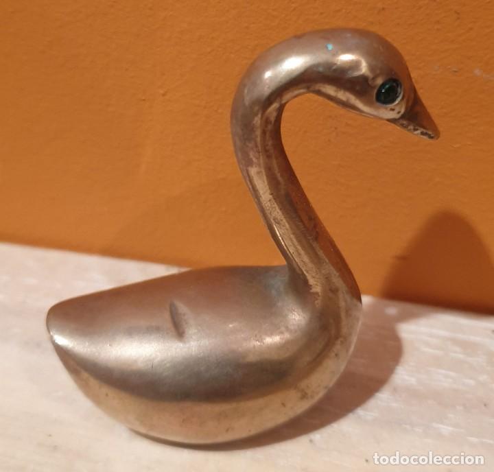 Antig&uuml;edades: Cisne de bronce antiguo. - Foto 2