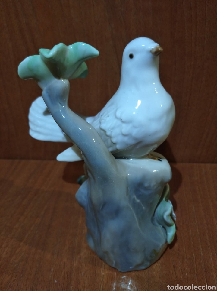 Antig&uuml;edades: Paloma flor de Porcelana - Foto 2