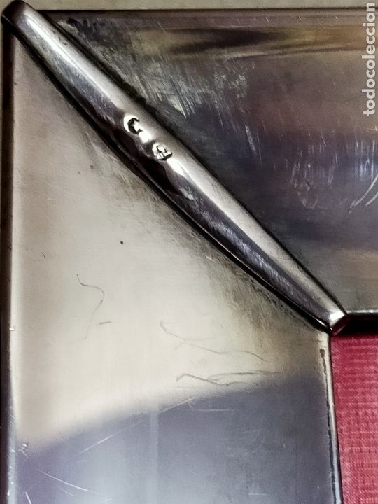 Antig&uuml;edades: MARCO DE PLATA PUNZONADA. - Foto 12