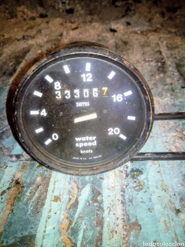 Antiguo reloj corredera barco