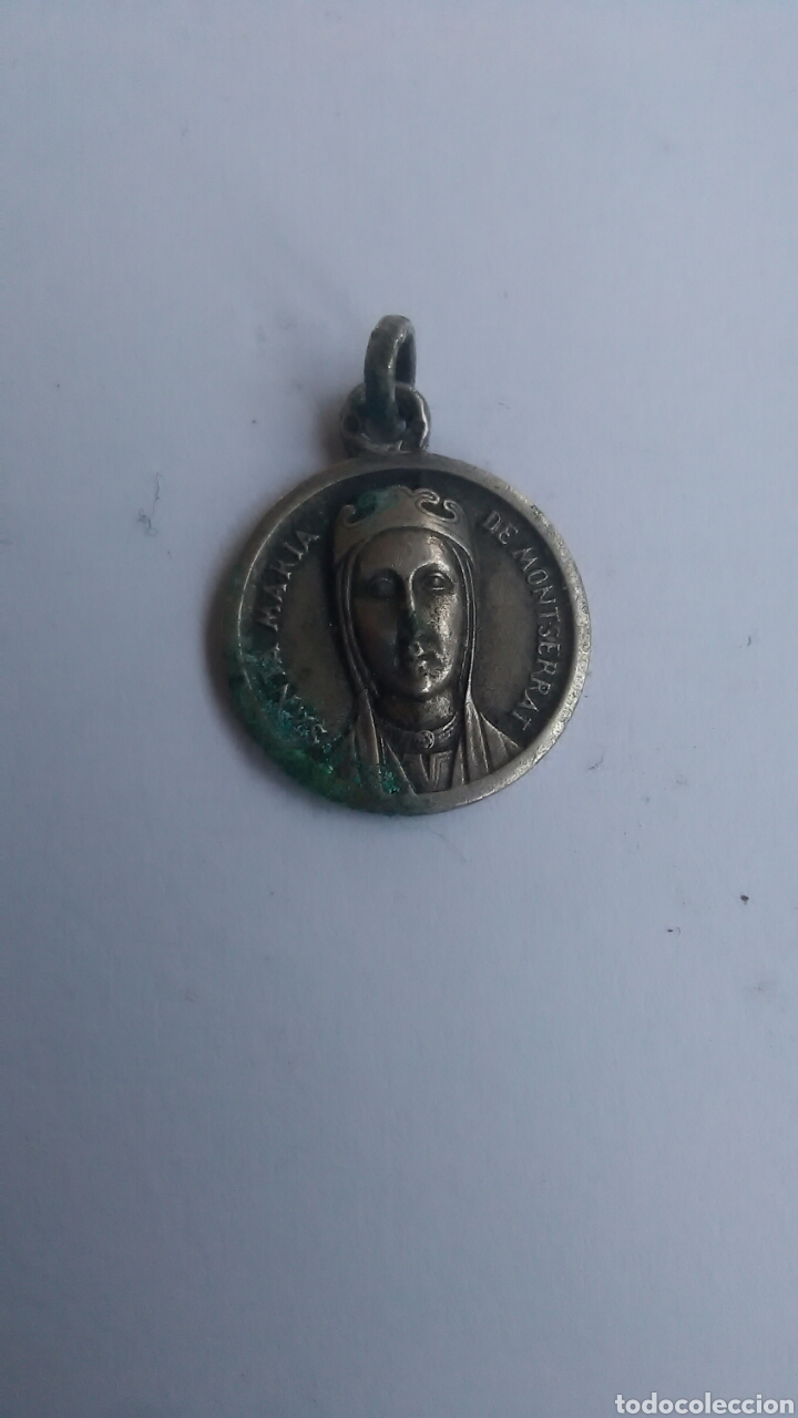 Antig&uuml;edades: Virgen de Monserrat. Medalla. - Foto 2