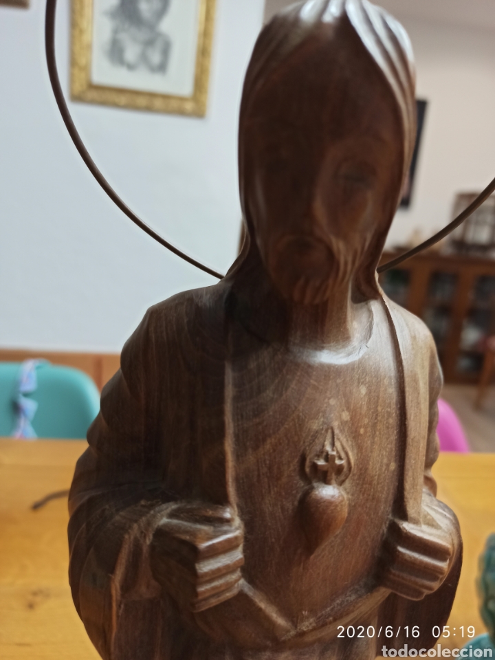 Antig&uuml;edades: Talla coraz&oacute;n de Jes&uacute;s - Foto 5
