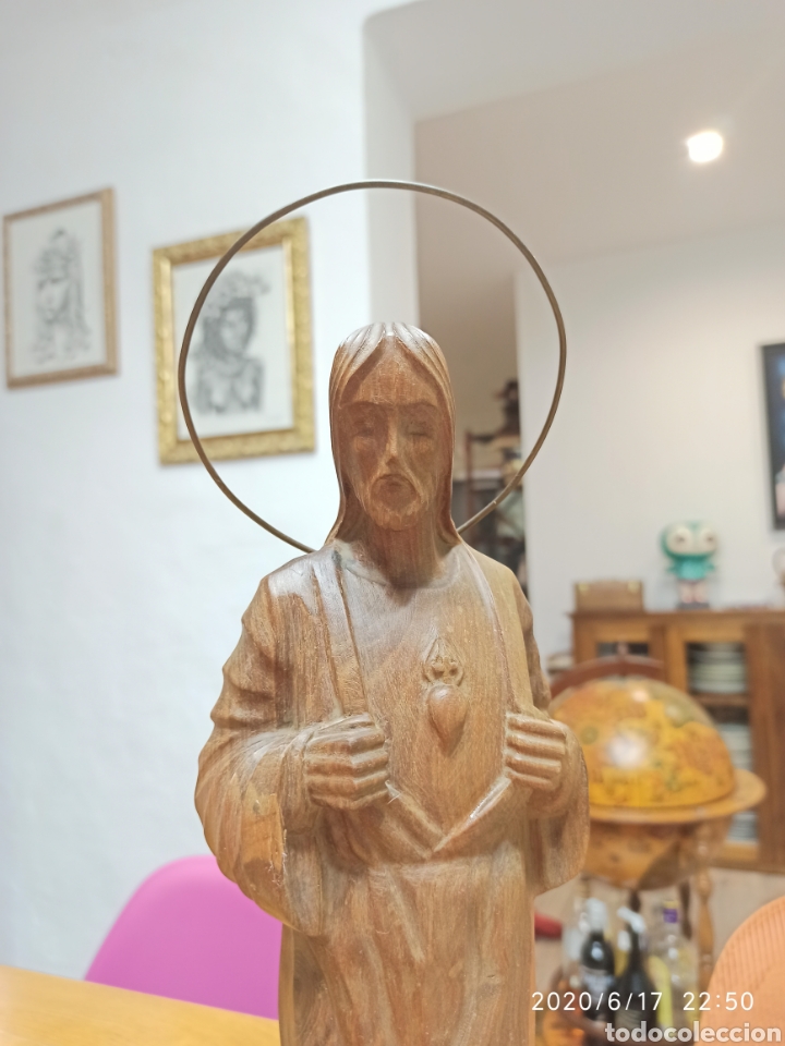 Antig&uuml;edades: Talla coraz&oacute;n de Jes&uacute;s - Foto 8