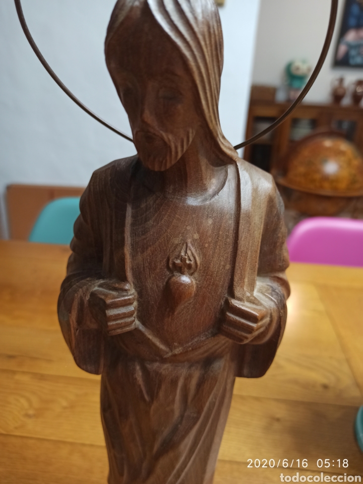 Antig&uuml;edades: Talla coraz&oacute;n de Jes&uacute;s - Foto 1