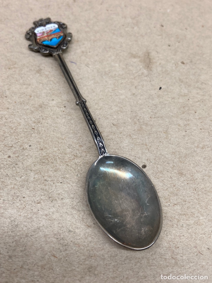 Antig&uuml;edades: Cuchara de plata Firence - Foto 1