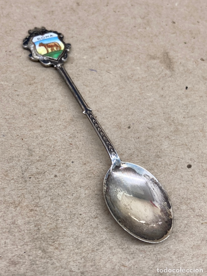 Antig&uuml;edades: Cuchara de plata Roma - Foto 1