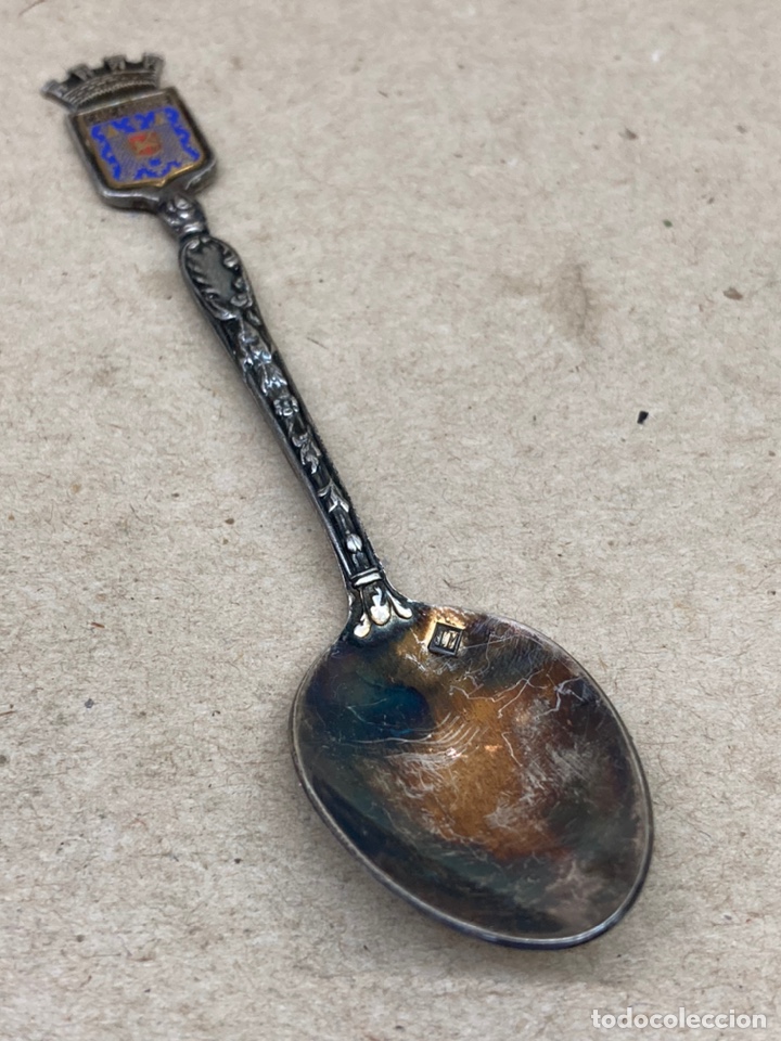 Antig&uuml;edades: Cuchara de plata Carcasone - Foto 1
