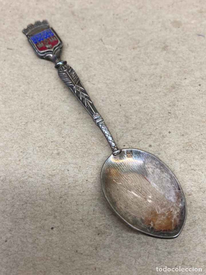 Antig&uuml;edades: Cuchara de plata Toulouse - Foto 1