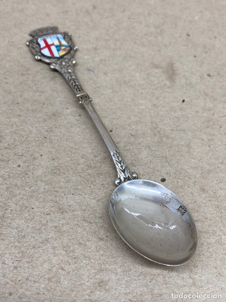 Antig&uuml;edades: Cuchara de plata G&eacute;nova - Foto 1