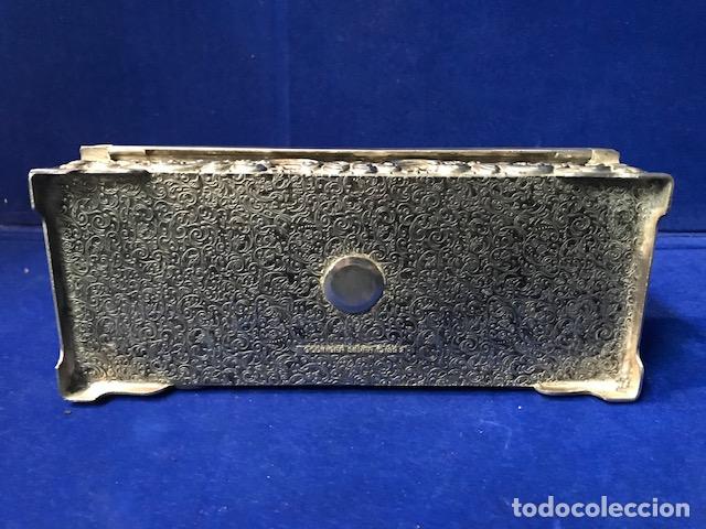 Antig&uuml;edades: JOYERO BRONCE CON BA&Ntilde;O DE PLATA - Foto 3