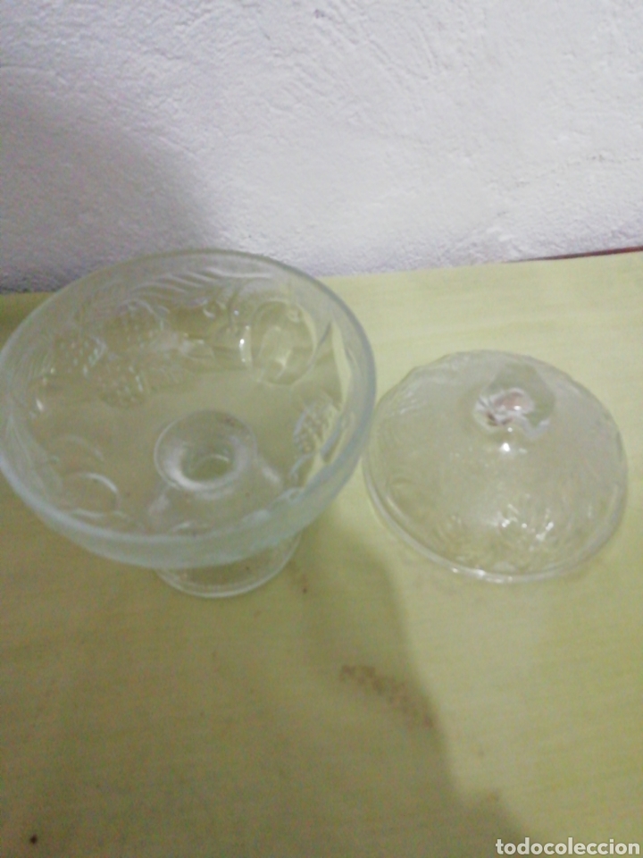 Antig&uuml;edades: Bombonera cristal tallado - Foto 2