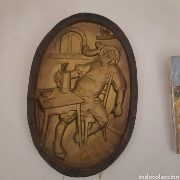 Antig&uuml;edades: Cuadro alem&aacute;n cervecero 50cm - Foto 1