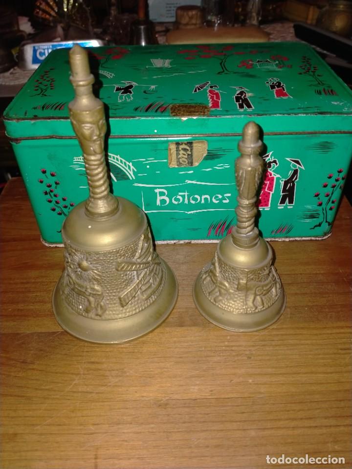 Antig&uuml;edades: CAMPANA CAMPANILLA DE BRONCE - Foto 1