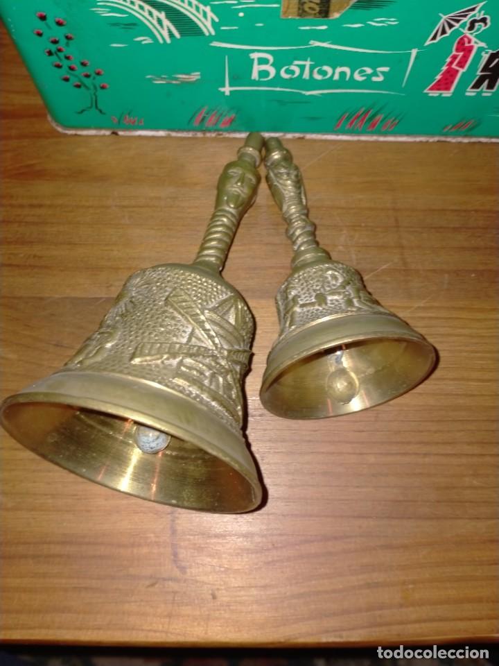 Antig&uuml;edades: CAMPANA CAMPANILLA DE BRONCE - Foto 2
