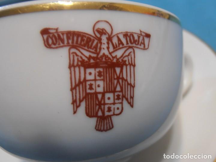 Antig&uuml;edades: JUEGO DE CAFE CONFITERIA LA TOJA - Foto 3