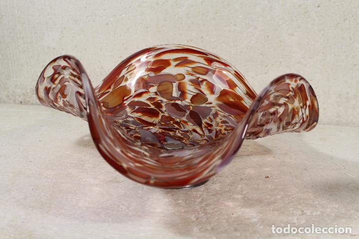 Antig&uuml;edades: centro de mesa frutero de cristal de murano - Foto 2