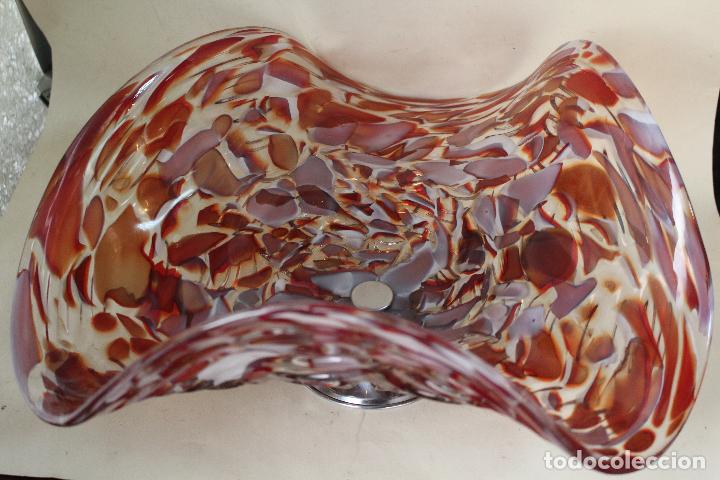 Antig&uuml;edades: centro de mesa frutero de cristal de murano - Foto 3