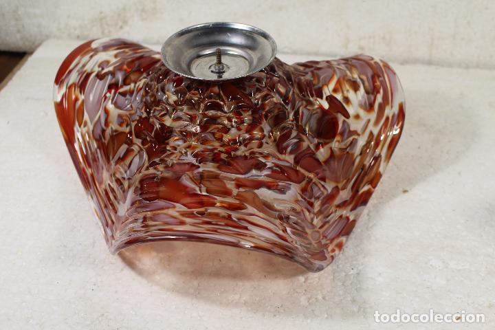 Antig&uuml;edades: centro de mesa frutero de cristal de murano - Foto 5