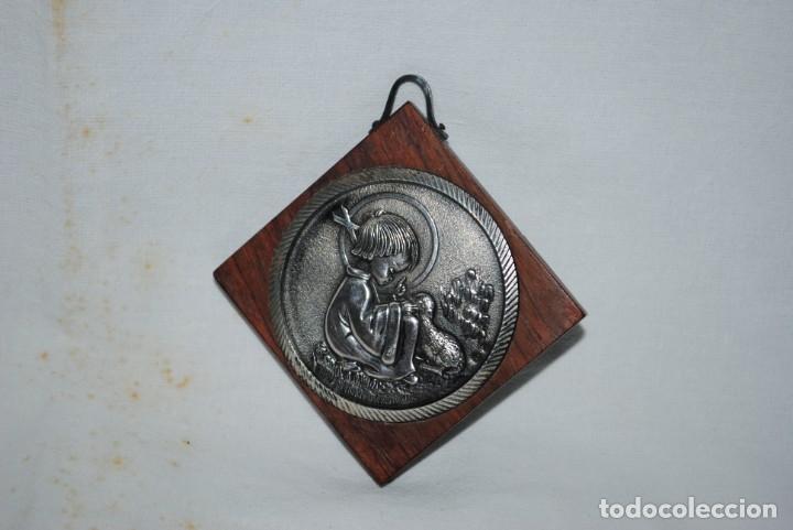 Antig&uuml;edades: MEDALLA DEL DIVINO PASTORCITO , PLATA . - Foto 1
