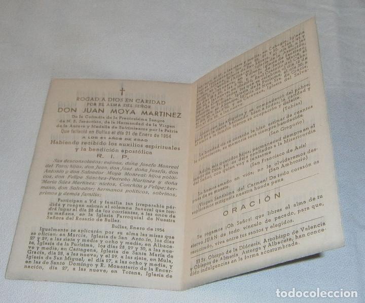 Antig&uuml;edades: recordatorio funerario a&ntilde;o 1954 - Foto 3