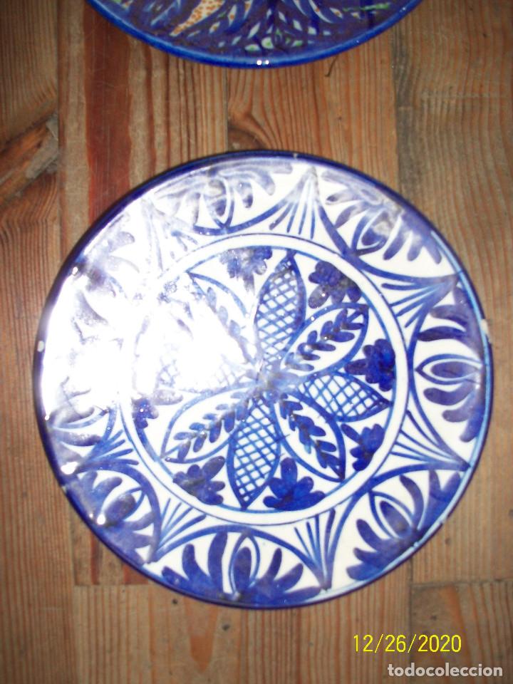 Antig&uuml;edades: LOTE DE 4 PLATOS DE CERAMICA - Foto 5