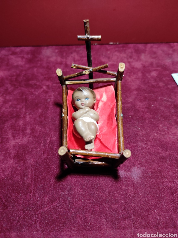 Antig&uuml;edades: Ni&ntilde;o Jes&uacute;s con cuna - Foto 2