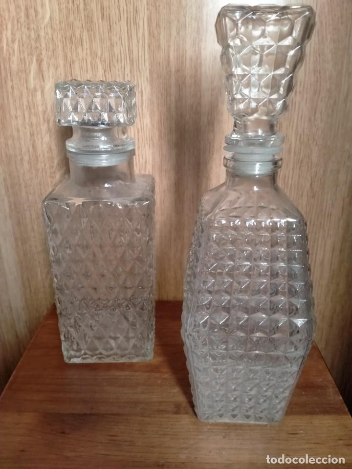 Antiquit&auml;ten: BOTELLA DE CRISTAL TALLADO DE BOHEMIA VER FOTOS