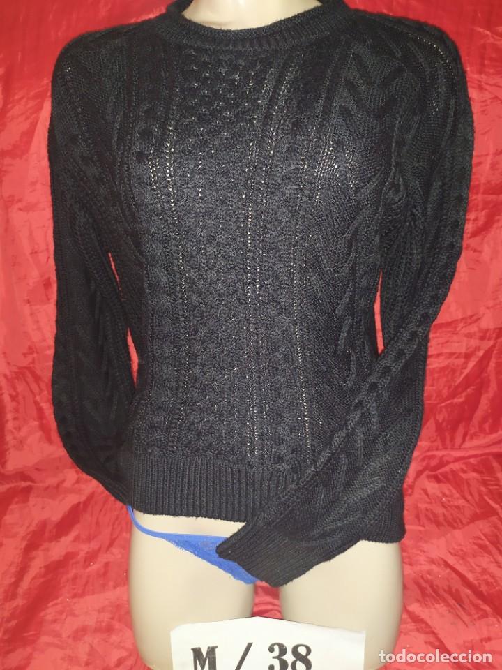 Antig&uuml;edades: JERSEY NEGRO DE PUNTO LARGO PULL BEAR - Foto 1