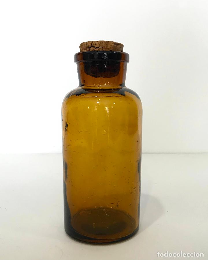 Antigüedades: Antiguo frasco de farmacia o laboratorio. 15,5 cm - Foto 1 - 232179945