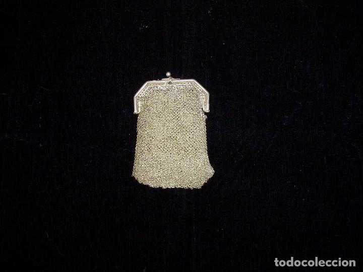 Antig&uuml;edades: Bolso monedero doble de Plata - Foto 1