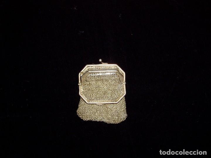 Antig&uuml;edades: Bolso monedero doble de Plata - Foto 2