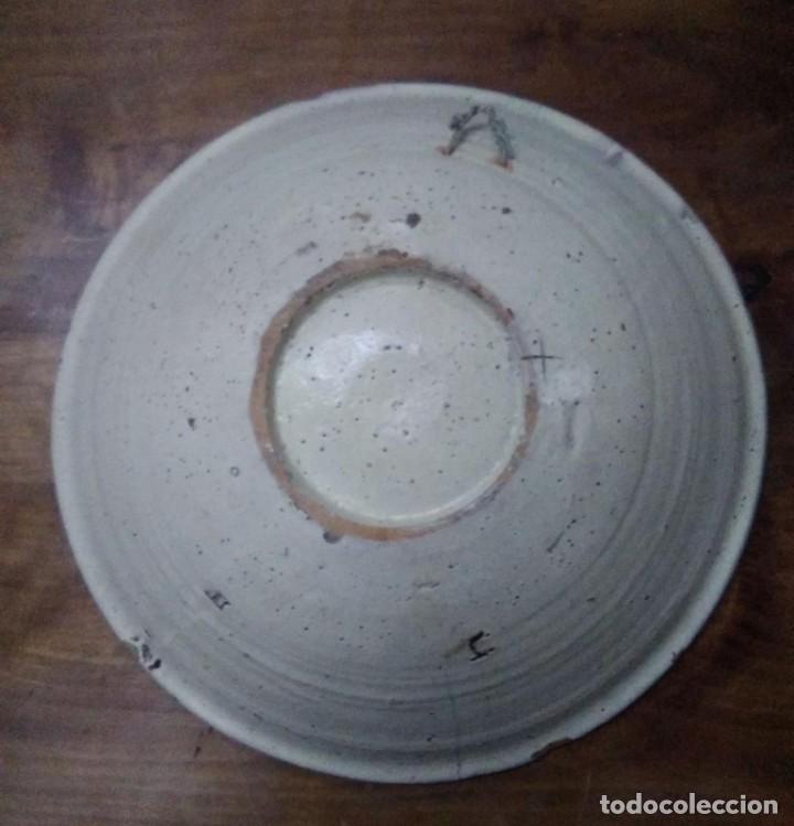 Antig&uuml;edades: PLATO ANTIGUO DE TALAVERA DE 36 CMS. DE DI&Aacute;METRO - Foto 2