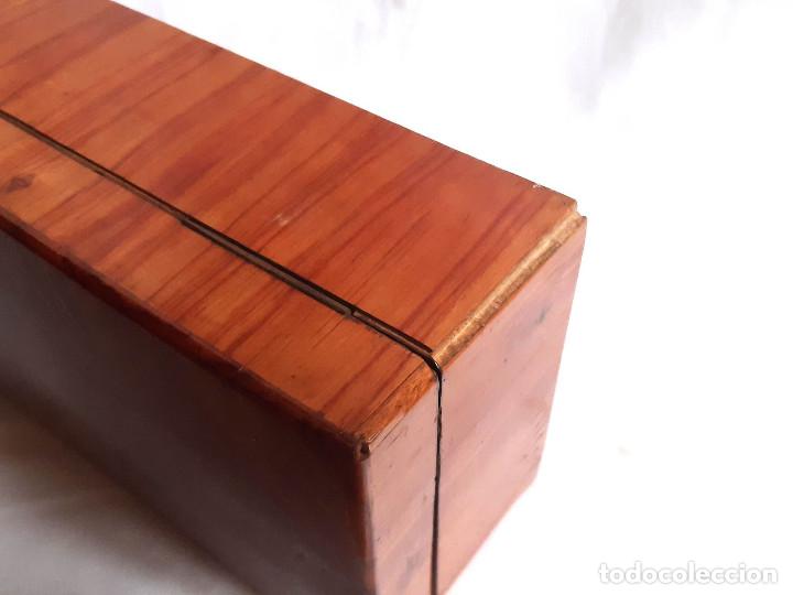 Antig&uuml;edades: Caja antigua de escritorio. - Foto 5