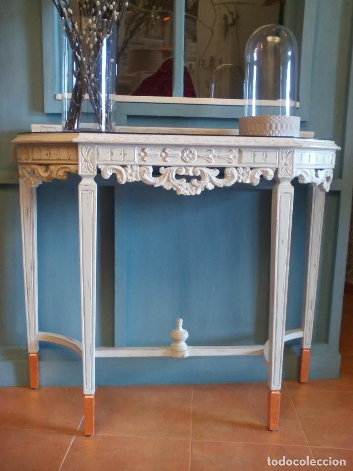 Antig&uuml;edades: mueble consola antigua - Foto 3