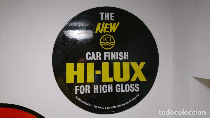 Antig&uuml;edades: SIGN PORCELAIN CAR FINISH HI-LUX