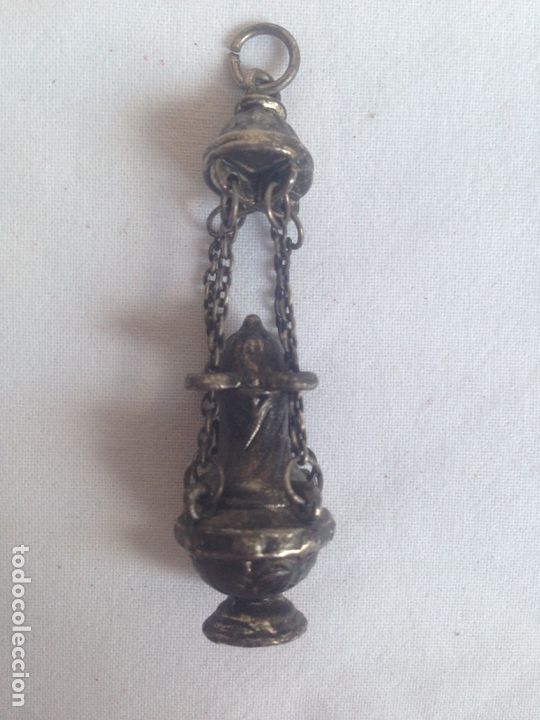 Antig&uuml;edades: Botafumeiro antiguo de 6,5 ctm - Foto 1