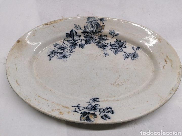 Antig&uuml;edades: Bandeja porcelana - Foto 2