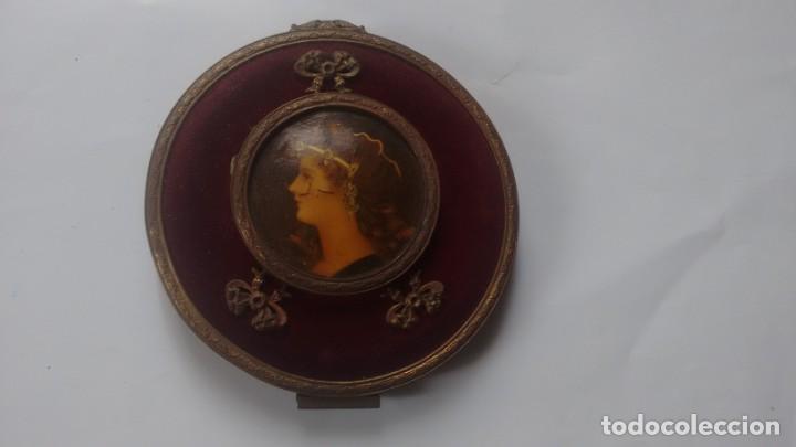 Antig&uuml;edades: CUADRO PEQUE&Ntilde;O - DAMA GALANTE - Foto 1