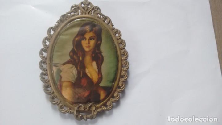 Antig&uuml;edades: CUADRO PEQUE&Ntilde;O - DAMA GALANTE
