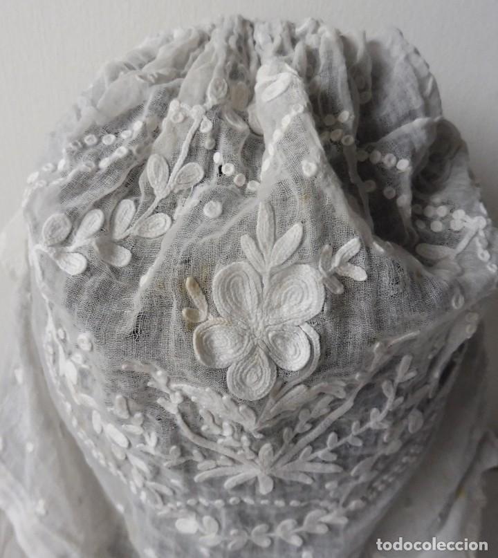 Antig&uuml;edades: ANTIGUO GORRO DE ENCAJE S. XIX - Foto 9