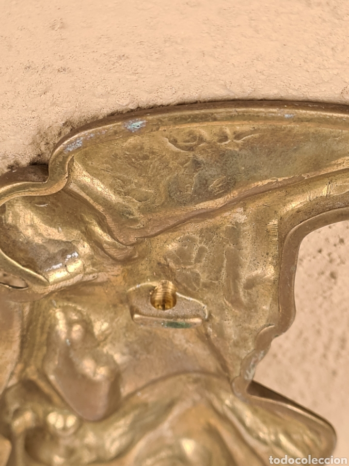 Antig&uuml;edades: Benditera de Bronce - &Aacute;ngel Ni&ntilde;o - Foto 10