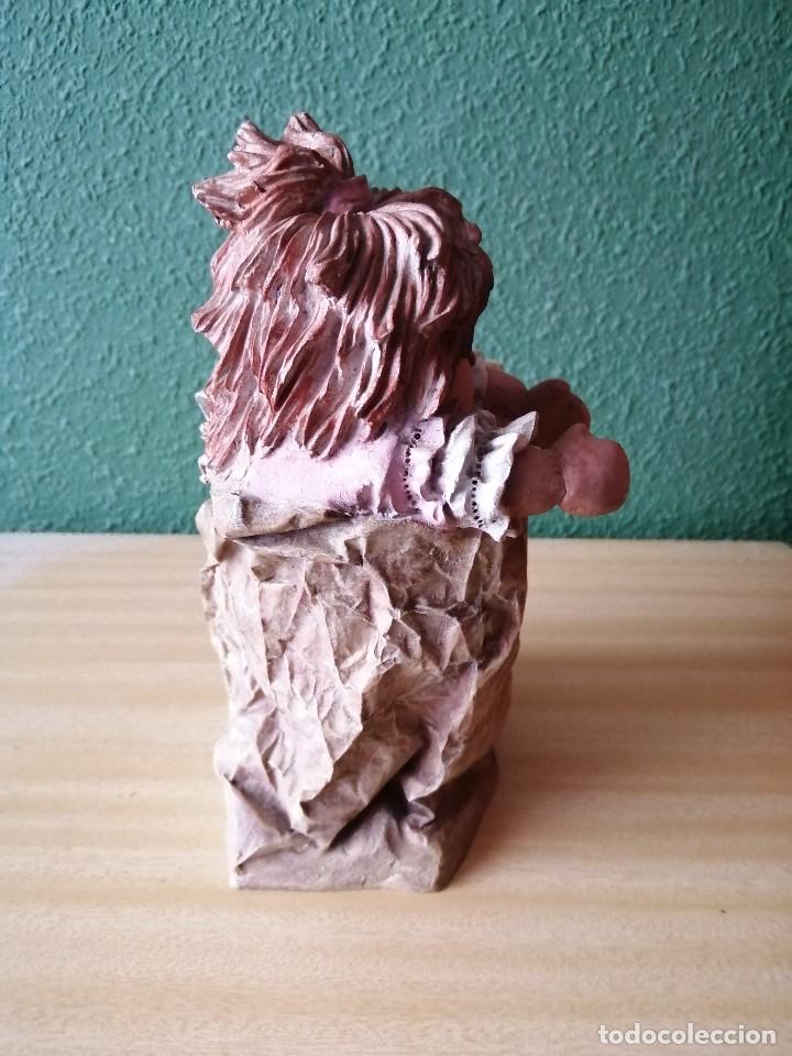 Antig&uuml;edades: FIGURA DE ALABASTRO PINTADA A MANO - Foto 2