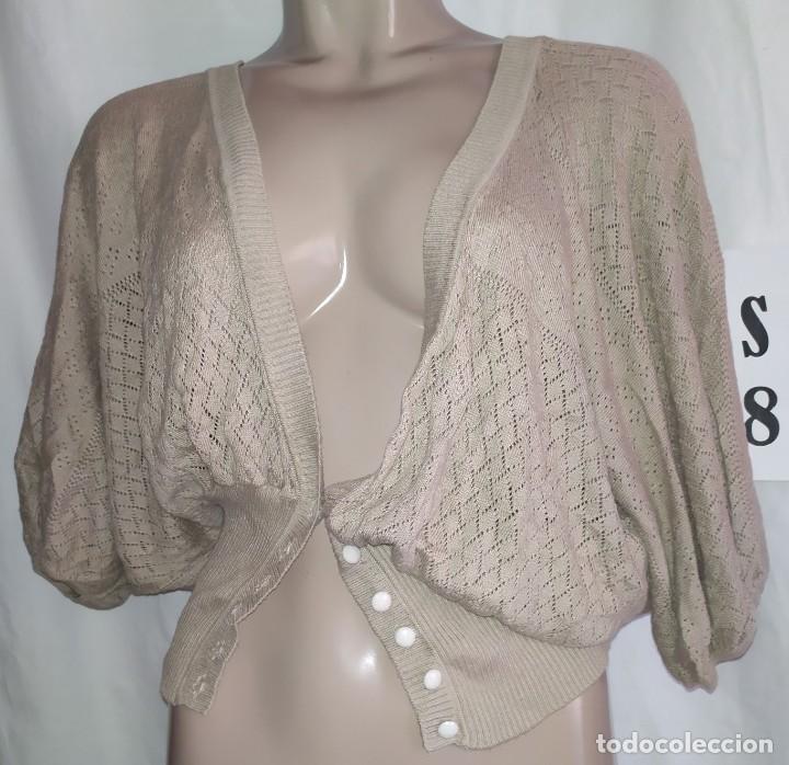 Antig&uuml;edades: CHAQUETA BEIGE DE BLANCO TALLA S - Foto 1