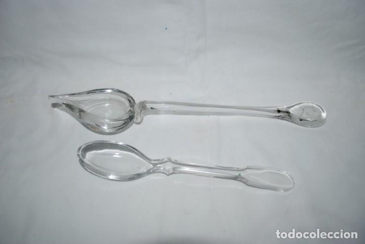 Antig&uuml;edades: CUCHARAS ARTISTICAS DE CRISTAL - Foto 1
