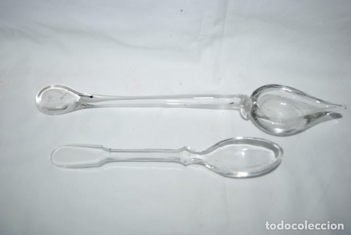Antig&uuml;edades: CUCHARAS ARTISTICAS DE CRISTAL - Foto 2